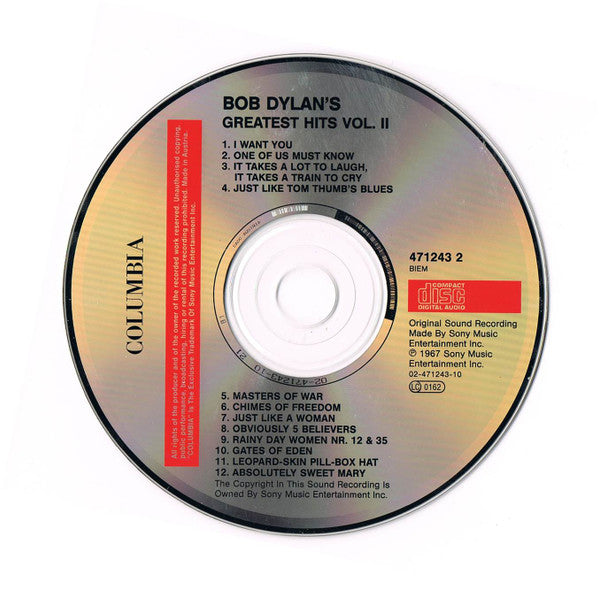 Bob Dylan : Bob Dylan's Greatest Hits 2 (CD, Comp, RE)