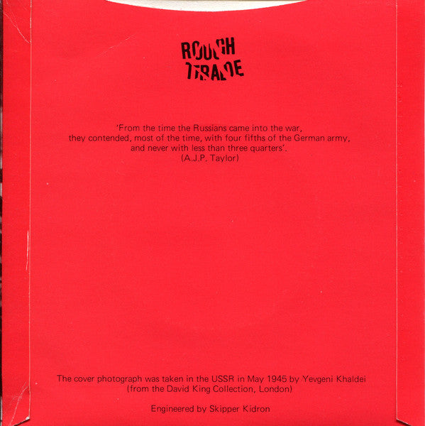 Robert Wyatt / Peter Blackman : Stalin Wasn't Stalling / Stalingrad (7", Single)