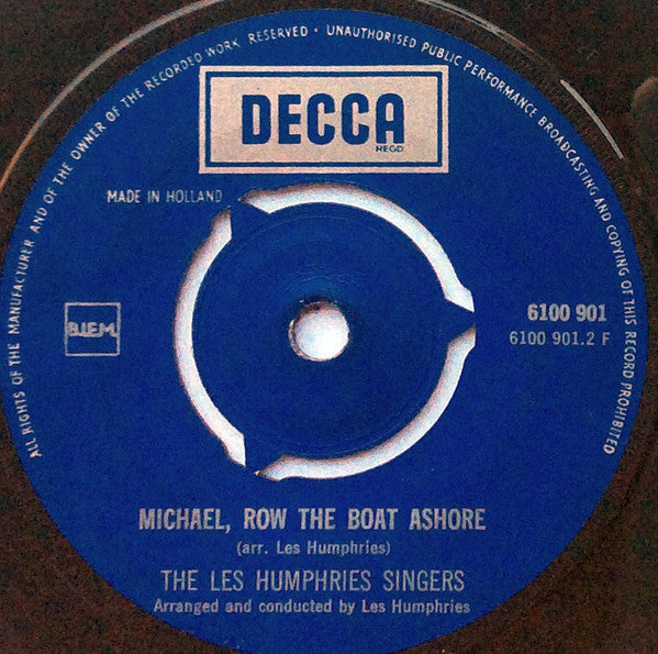 Les Humphries Singers : To My Father's House (7", Single, Mono)