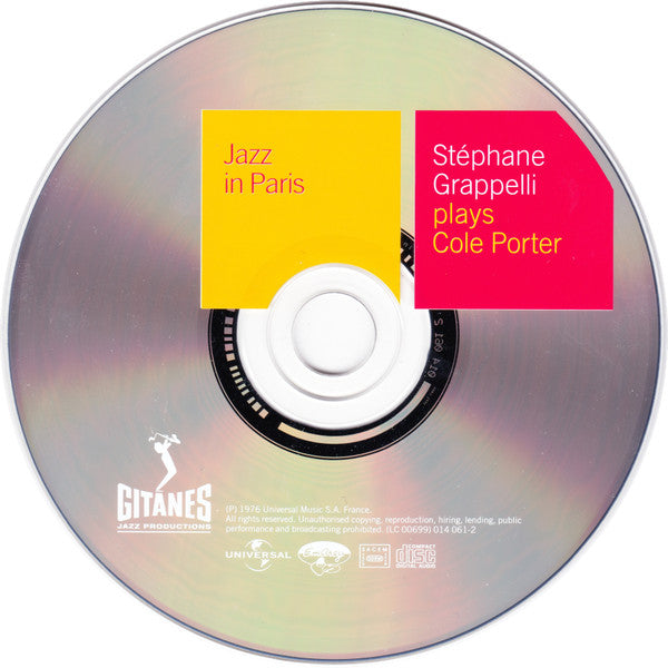 Stéphane Grappelli : Stéphane Grappelli Plays Cole Porter (CD, Album, RE, RM)