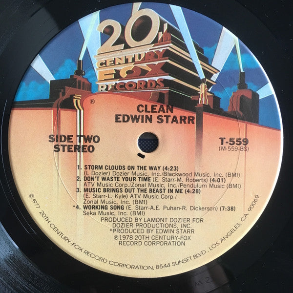 Edwin Starr : Clean (LP, Album)