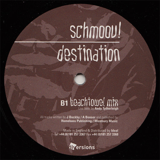 Schmoov! : Destination (12")
