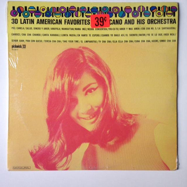 Eddie Cano And His Orchestra : 30 Latin American Favorites (LP, Mono)