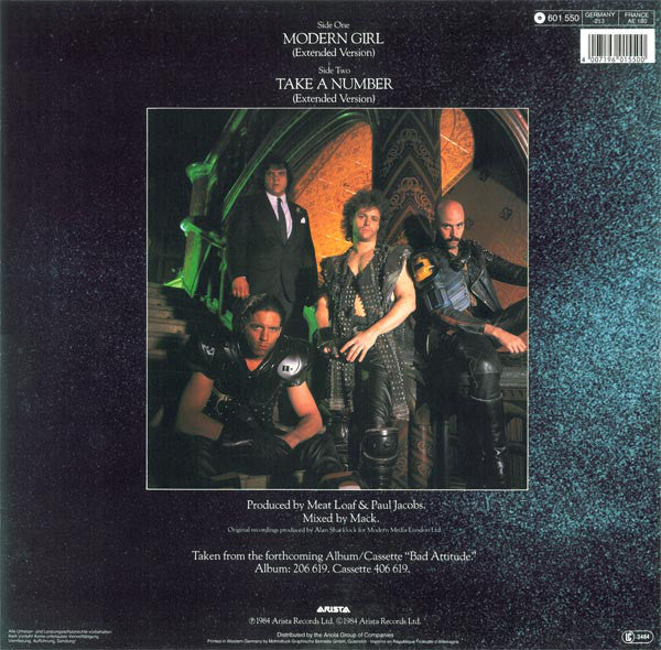 Meat Loaf : Modern Girl (12", Maxi, Gat)