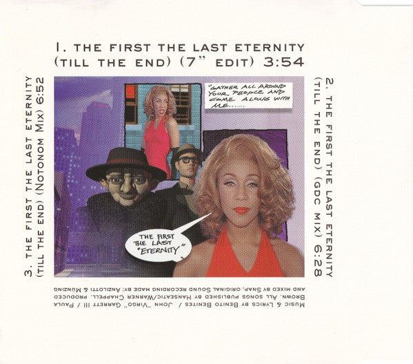 Snap! Feat. Summer : The First The Last Eternity (Till The End) (CD, Maxi)