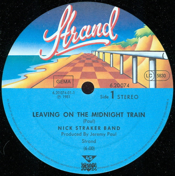 Nick Straker Band : Leaving On A Midnight Train / Magazine (12")