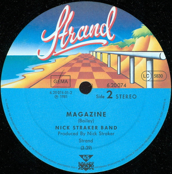 Nick Straker Band : Leaving On A Midnight Train / Magazine (12")