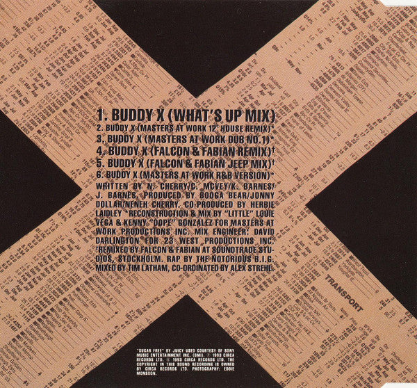 Neneh Cherry : Buddy X (CD, Maxi)