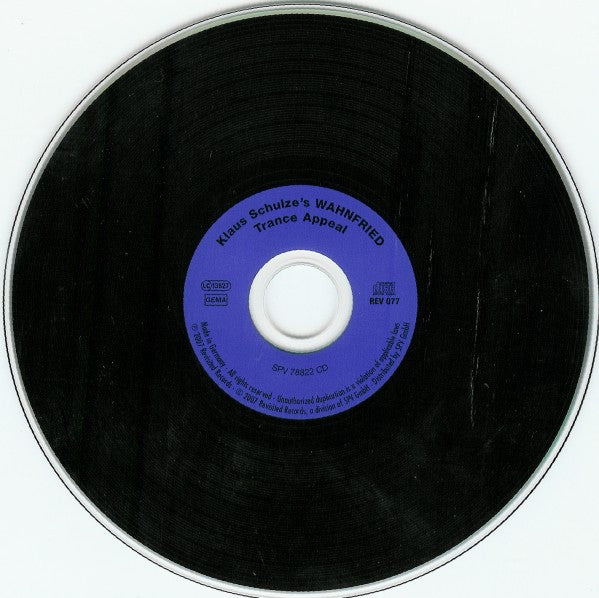 Richard Wahnfried : Trance Appeal (CD, Album, Dig)