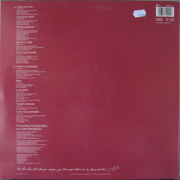 Liza Minnelli : Results (LP, Album)