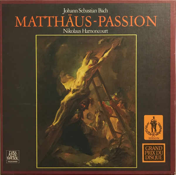Johann Sebastian Bach - Nikolaus Harnoncourt : Matthäus-Passion (4xLP + Box)