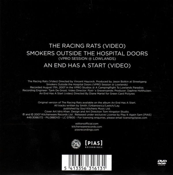 Editors : The Racing Rats (DVD-V, Single, 3/3)
