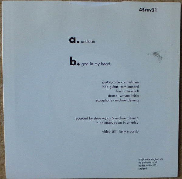 St. Johnny : Unclean (7", Single)