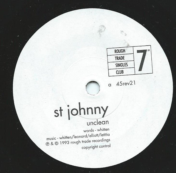 St. Johnny : Unclean (7", Single)