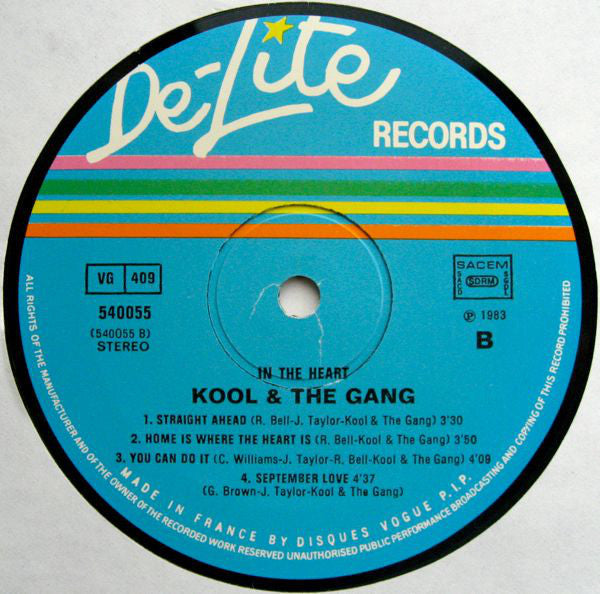 Kool & The Gang : In The Heart (LP, Album)
