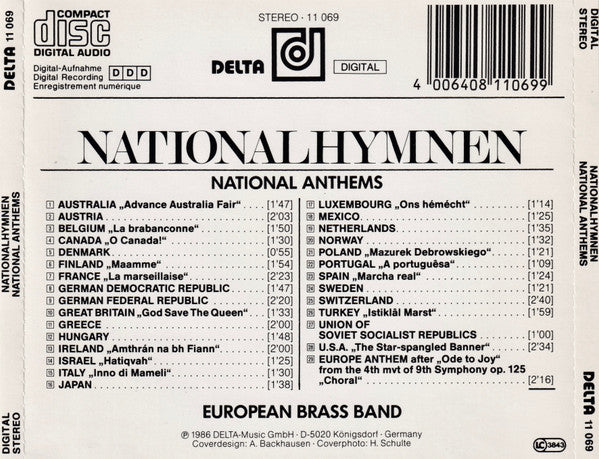 European Brass Band : National Hymnen (CD)
