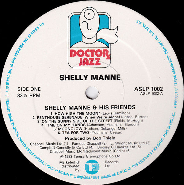 Shelly Manne : Shelly Manne & His Friends (LP, Mono)