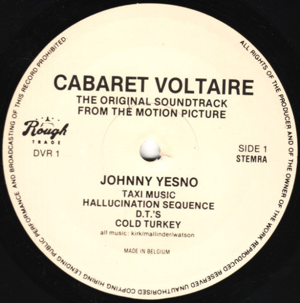 Cabaret Voltaire : Johnny Yesno: The Original Soundtrack From The Motion Picture (LP, Album)