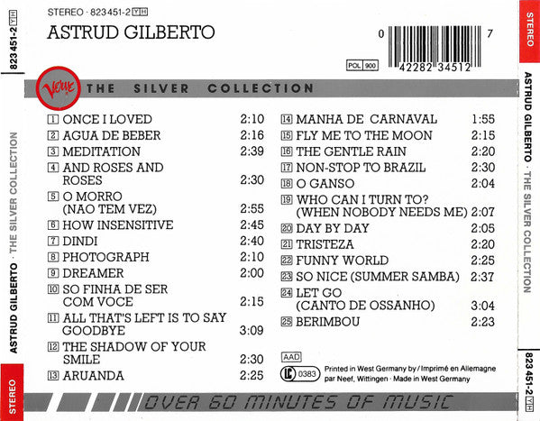 Astrud Gilberto : The Astrud Gilberto Album (CD, Comp, RP)