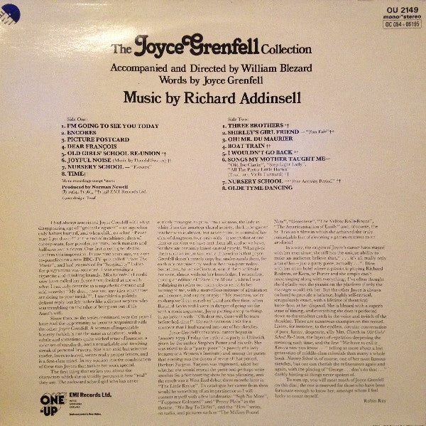 Joyce Grenfell : The Joyce Grenfell Collection (LP, Comp, Mono)