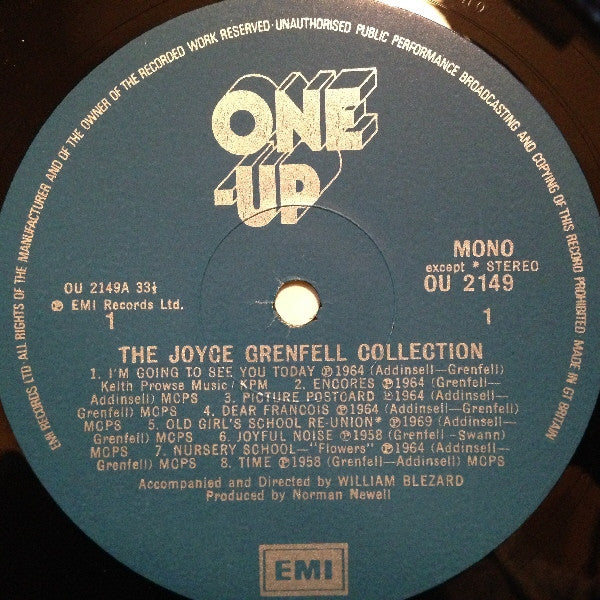 Joyce Grenfell : The Joyce Grenfell Collection (LP, Comp, Mono)