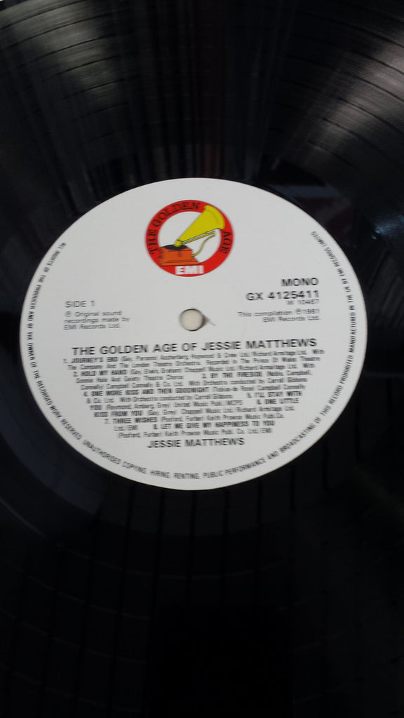 Jessie Matthews (2) : The Golden Age Of Jessie Matthews (LP, Comp, Mono, RE)