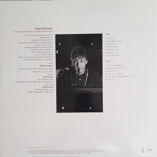 Paul McCartney : Chaos And Creation In The Backyard (LP, Album, Ltd, RE, Gol)