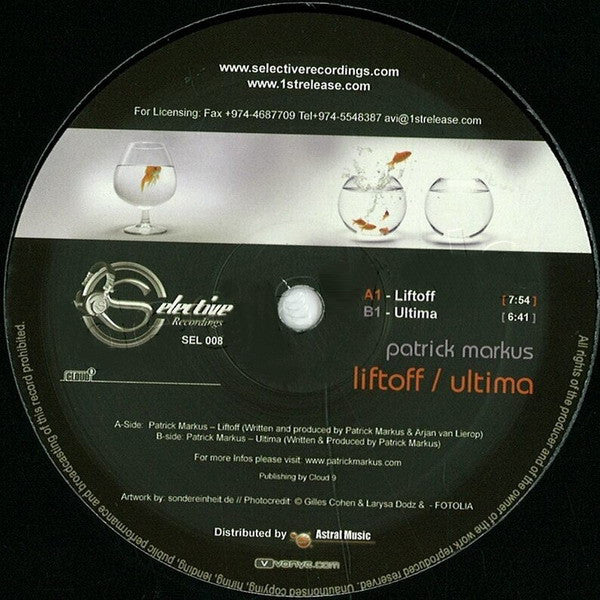 Patrick Markus : Liftoff / Ultima (12")