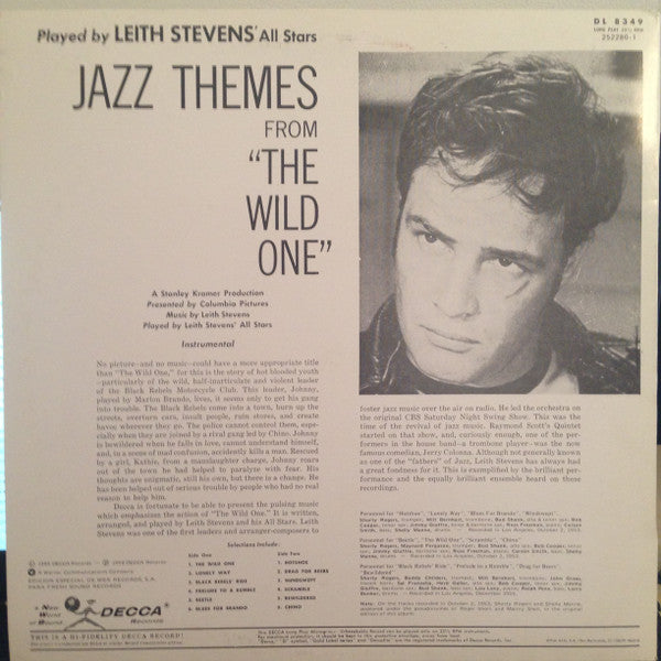 Leith Stevens' All Stars : Jazz Themes From The Wild One (LP, Album, RE)