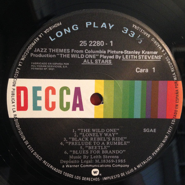 Leith Stevens' All Stars : Jazz Themes From The Wild One (LP, Album, RE)