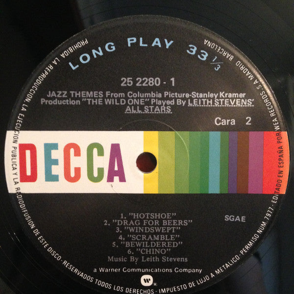 Leith Stevens' All Stars : Jazz Themes From The Wild One (LP, Album, RE)
