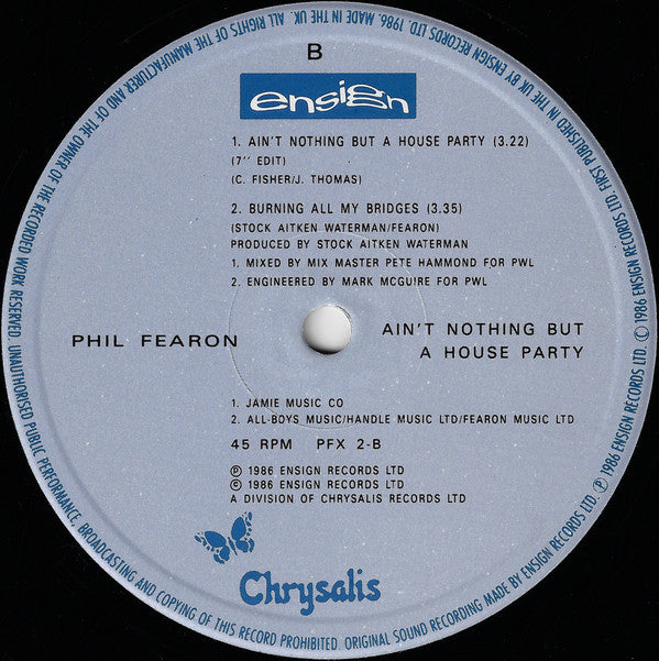 Phil Fearon : Ain't Nothing But A House Party (12", Single)