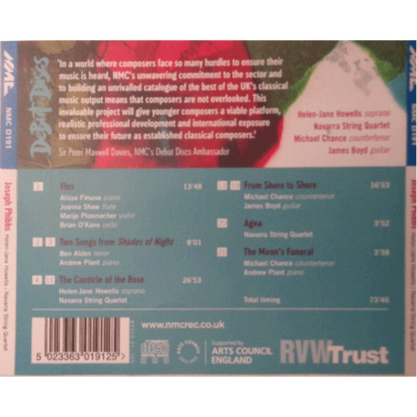 Joseph Phibbs : The Canticle Of The Rose (CD)