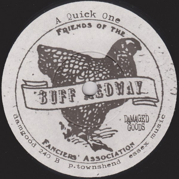 The Buff Medways : Medway Wheelers c/w A Quick One (7", Single)