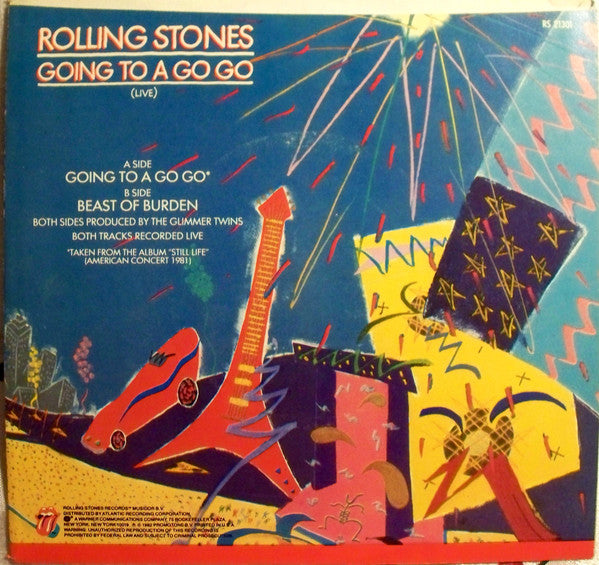 Rolling Stones* : Going To A Go Go (Live) (7", Single, Spe)