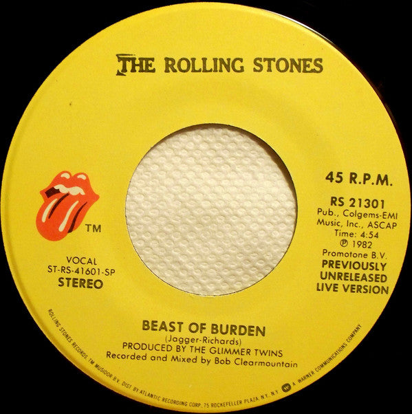 Rolling Stones* : Going To A Go Go (Live) (7", Single, Spe)