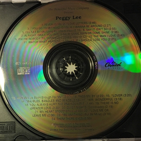 Peggy Lee : Peggy Lee (CD, Comp)