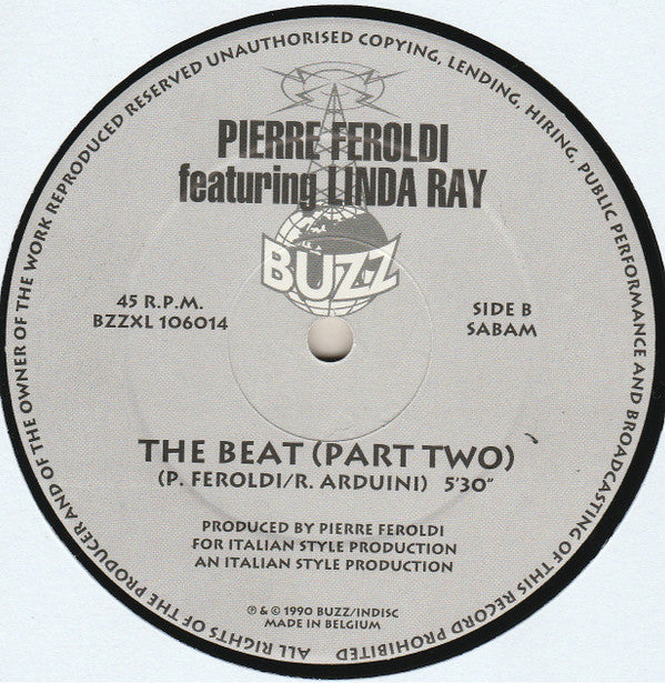 Pierre Feroldi Featuring Linda Ray : The Beat (12")