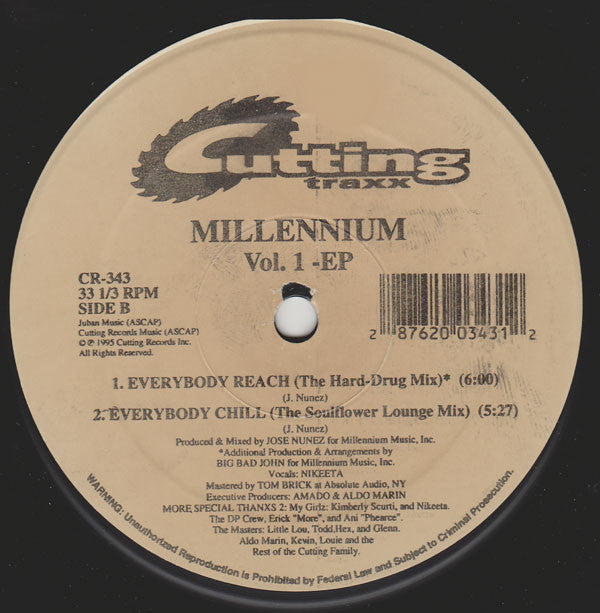 Millennium* : Vol.1 -EP (12", EP)
