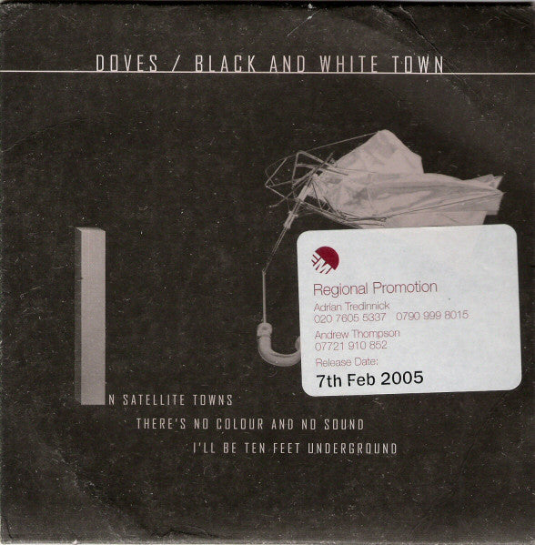 Doves : Black And White Town (CD, Single, Promo)