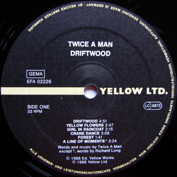 Twice A Man : Driftwood (LP, Album)