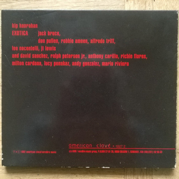 Kip Hanrahan : Exotica (CD, Album, Dig)