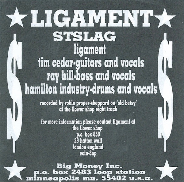 Elevate (7) / Ligament : 2 Days Out Of 5 / Stslag (7", Pic)