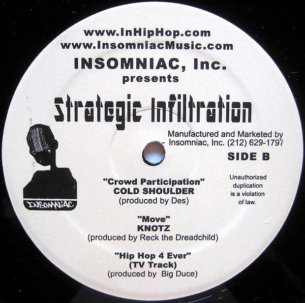 Various : Strategic Infiltration (Limited Edition EP) (12", EP, Ltd)