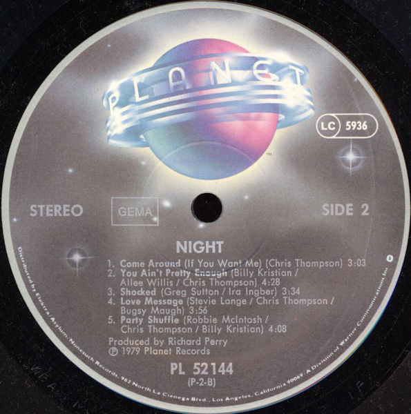 Night : Night (LP, Album)
