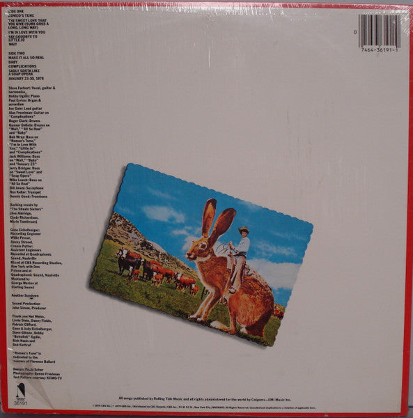 Steve Forbert : Jackrabbit Slim (LP, Album, Pit + 7", S/Sided, Promo, Pit)