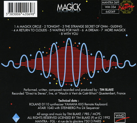 Tim Blake : Magick (CD, Album, RE)