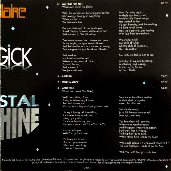 Tim Blake : Magick (CD, Album, RE)