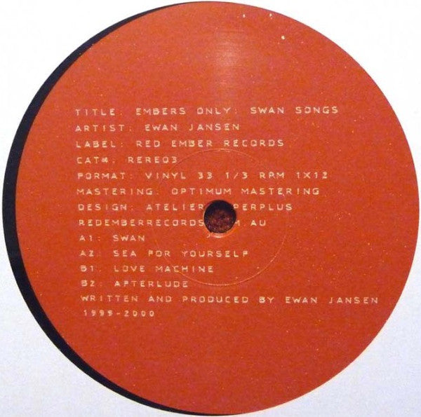 Ewan Jansen : Swan Songs (12")