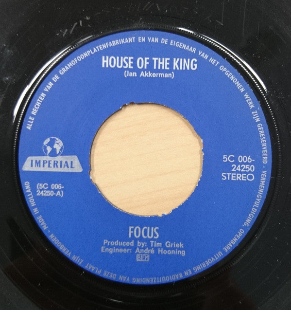 Focus (2) : House Of The King / Focus (7", Single)